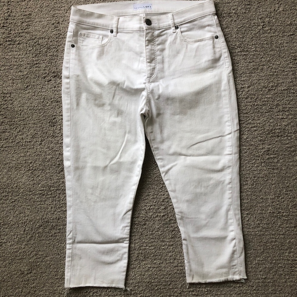 LOFT - Skinny Cropped Jeans - Stretch.